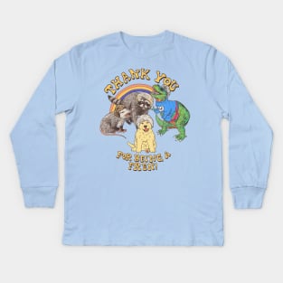 Thank You Fren Kids Long Sleeve T-Shirt